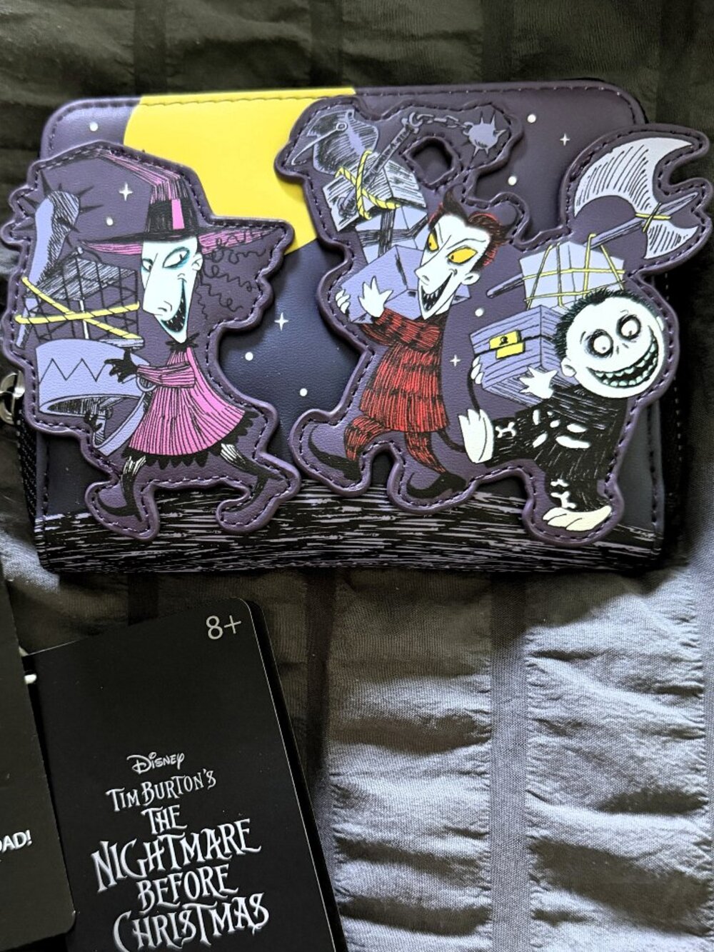 Nightmare Before Christmas Glow In The Dark Loungefly Wallet